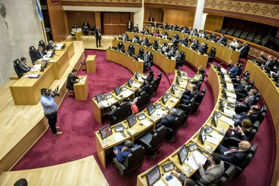 ES LEY. La Cámara sancionó la ampliación presupuestaria el 4 de octubre. PRENSA LEGISLATURA