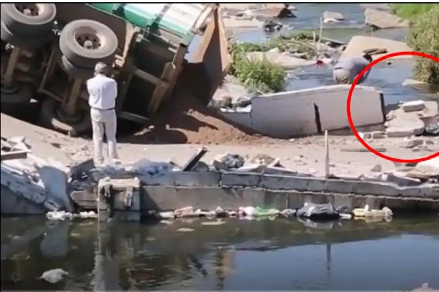 El empresario Falivene sostiene que el puente de Canal Sur cayó por un impacto del camión