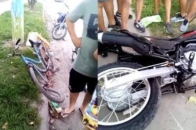 Un ciclista de 25 años falleció luego de chocar con un motociclista en Villa Amalia