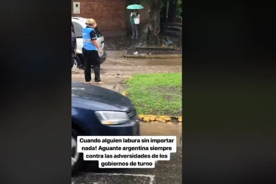 El video de una colaboradora de tránsito que se hizo viral