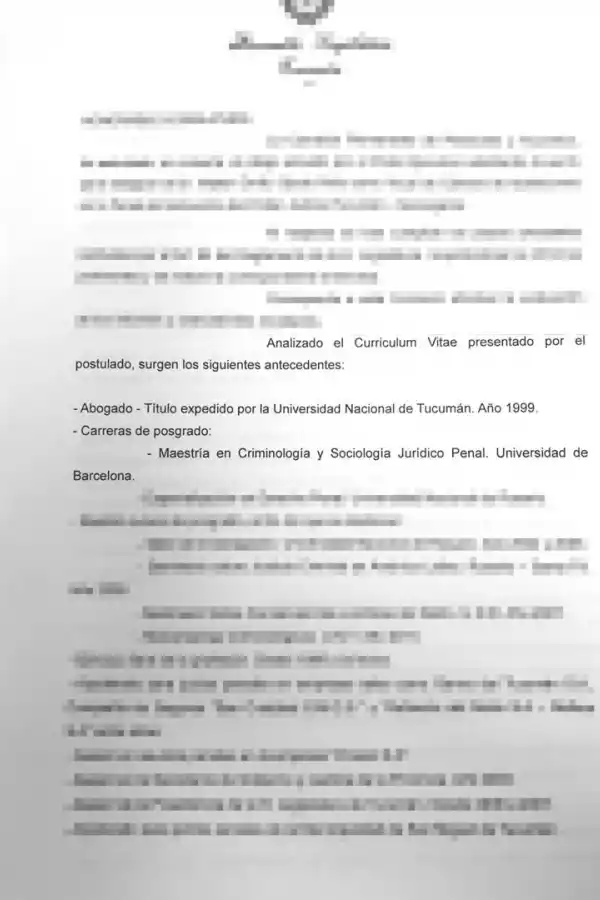 DICTAMEN. Los legisladores dieron por cierto al posgrado controvertido.  