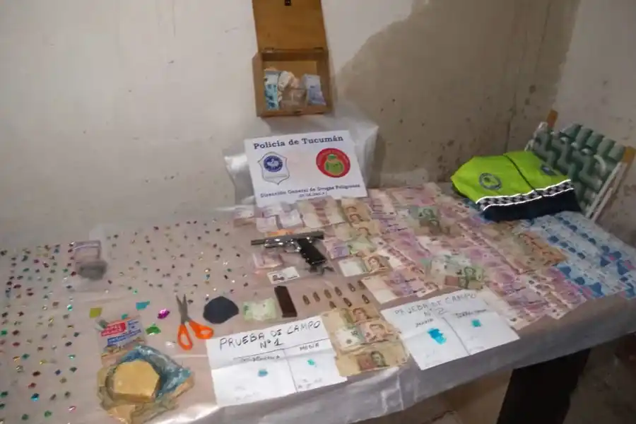 SECUESTRO DE DROGA. Se retuvieron más de 300 gramos y $ 165.000.