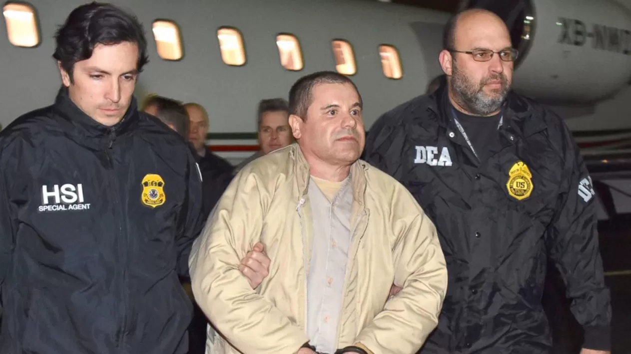 EXTRADITADO. Guzmán Loera fue llevado en 2017 a Estados Unidos.