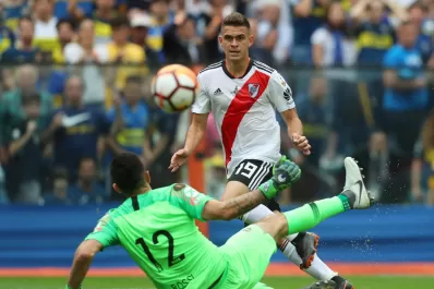Las atajadas de Rossi: el arquero de Boca se lució ante River