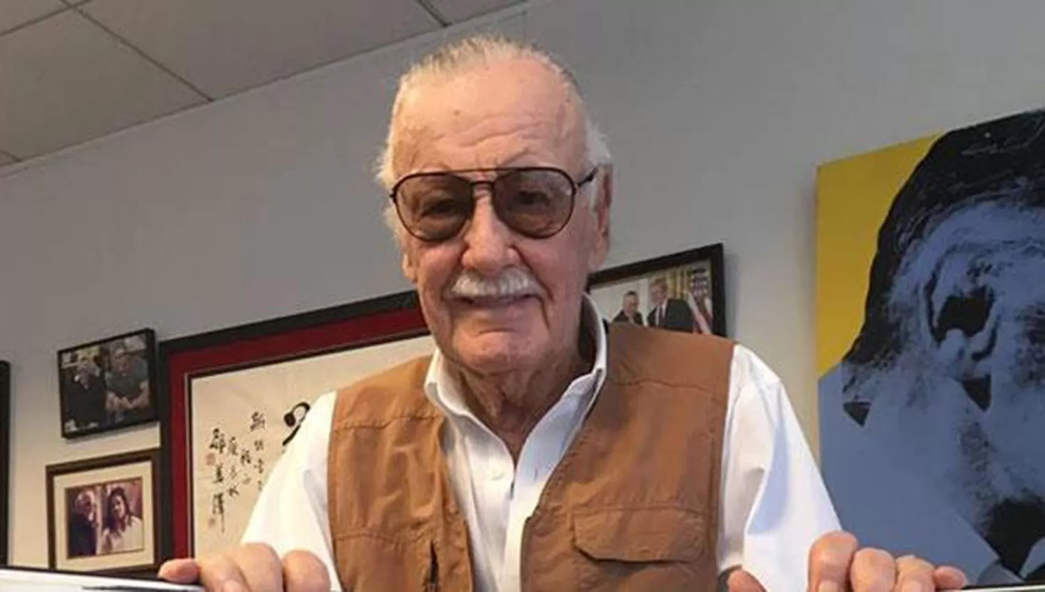 Stan Lee, el fundador del universo Marvel.