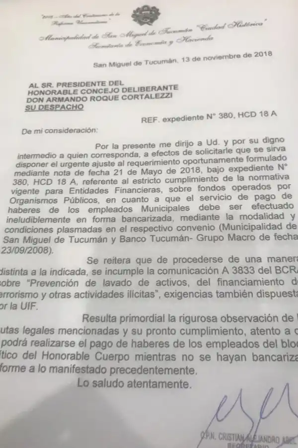 En el Concejo refuerzan la idea de que Alfaro busca extorsionar a la oposición