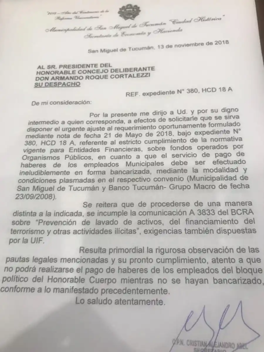 En el Concejo refuerzan la idea de que Alfaro busca extorsionar a la oposición
