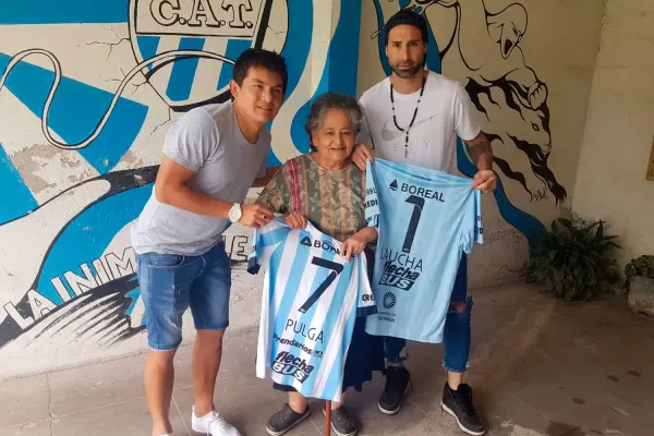 Ramonita cumplió su sueño: conoció al Pulguita Rodríguez y al Laucha Lucchetti