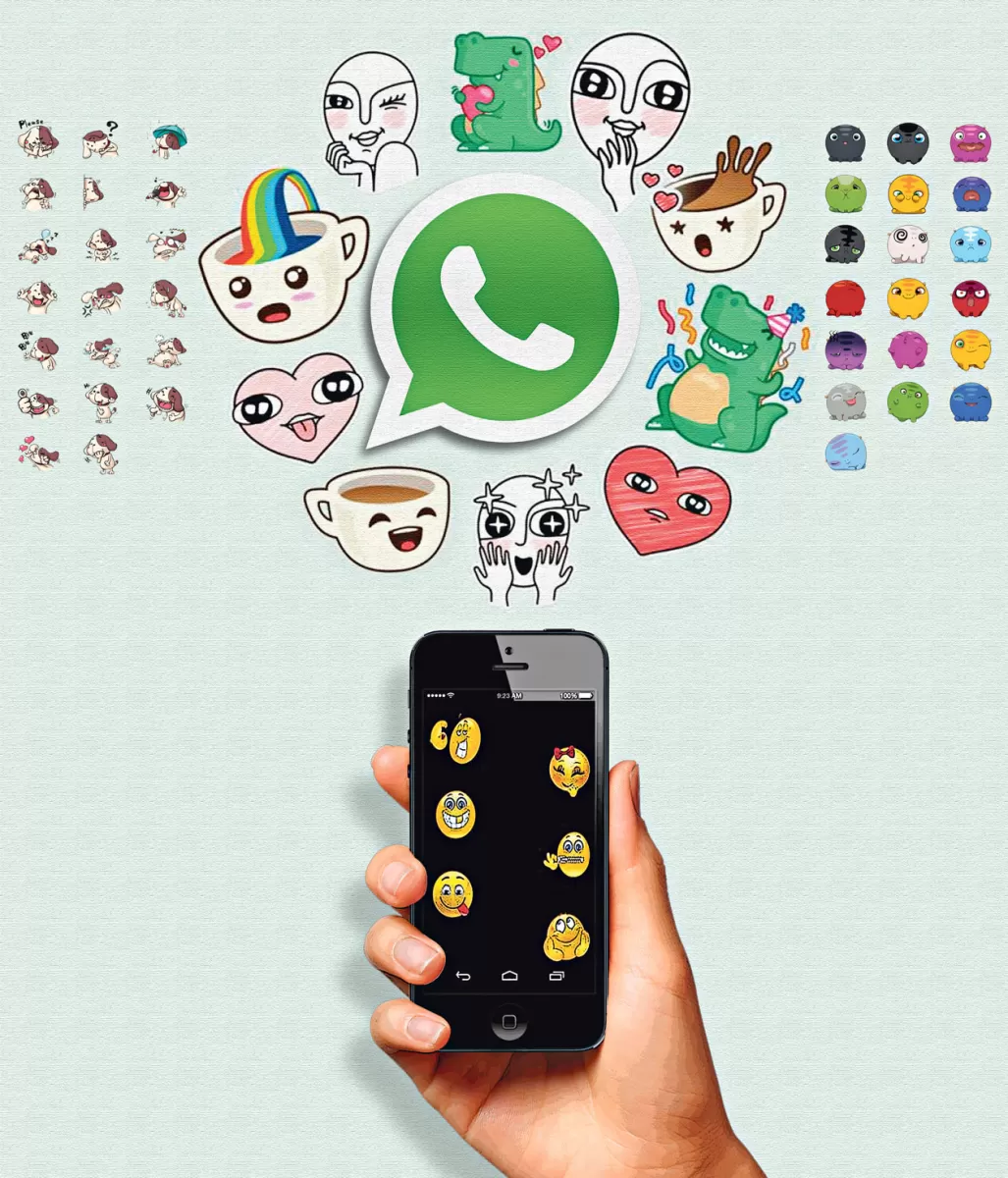 Seis claves para descargar y crear tus propios stickers de WhatsApp 