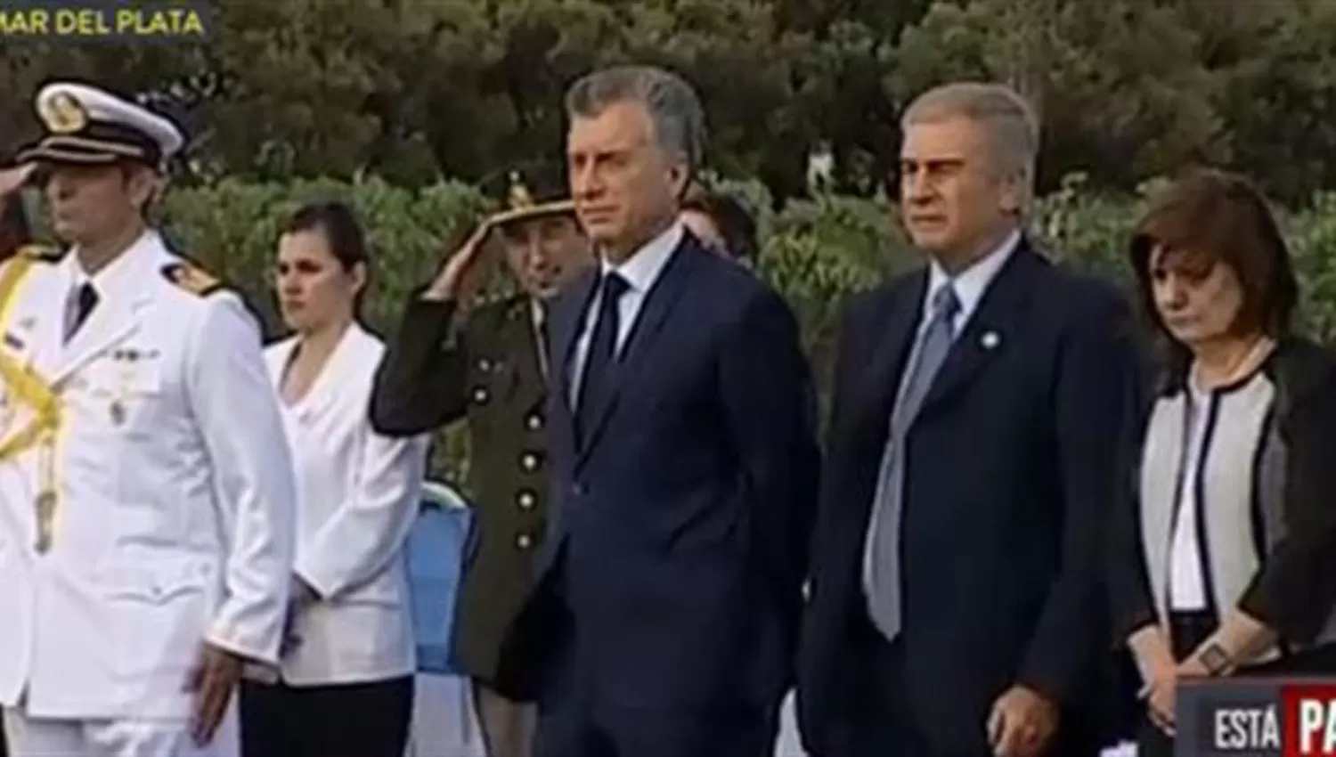Macri participó de un homenaje a la tripulación del ARA San Juan