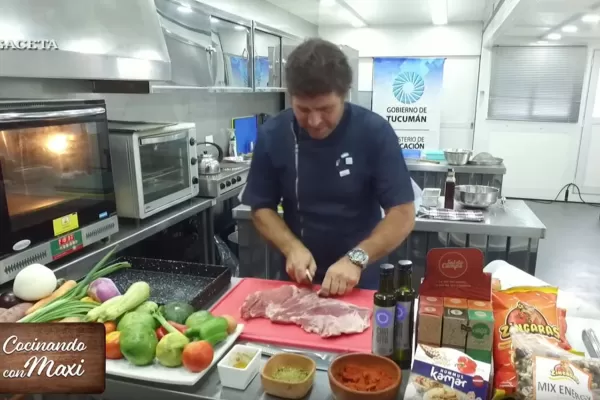 Hoy, en Cocinando con Maxi: riñoncitos con verduras y frutos secos