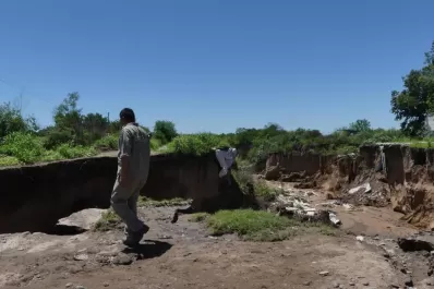 El gobierno dice que hace obras, pero los vecinos de Alto El Puesto siguen en peligro