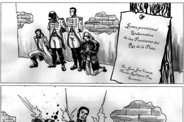 La vida de Monteagudo se convirtió en una historieta