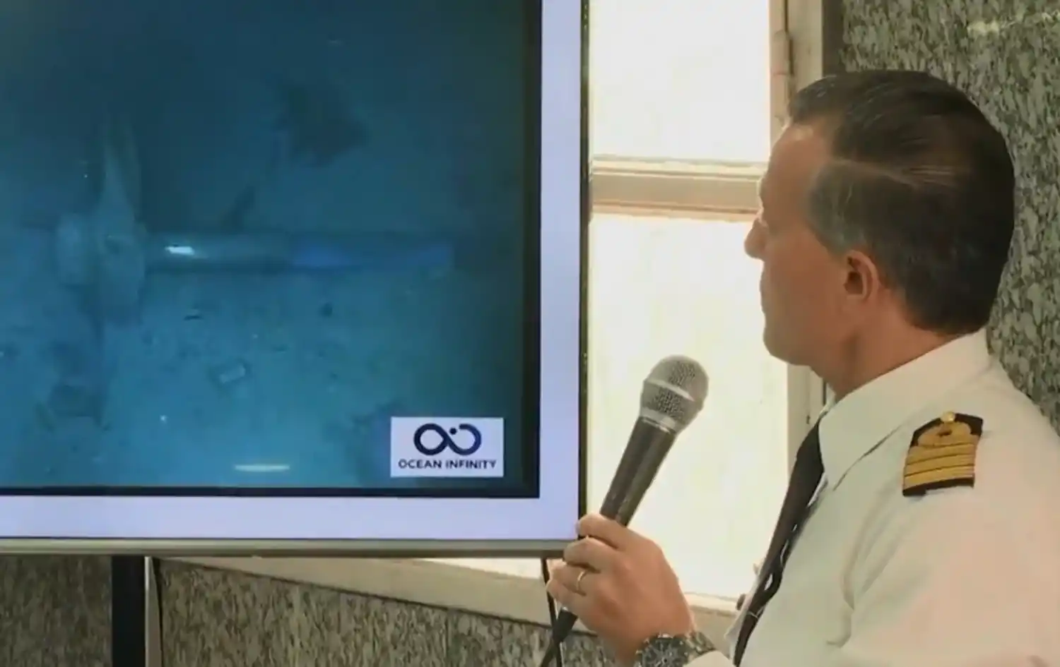 IMÁGENES DEL ARA SAN JUAN. Balbi describe el estado del submarino al momento del hallazgo.