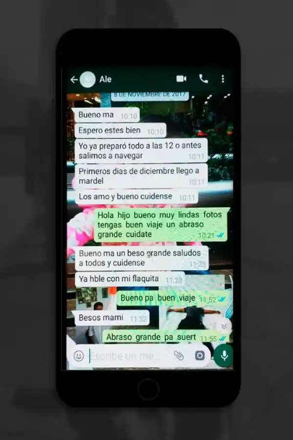 Los amo mucho, el último mensaje del tucumano García antes de partir en el ARA San Juan