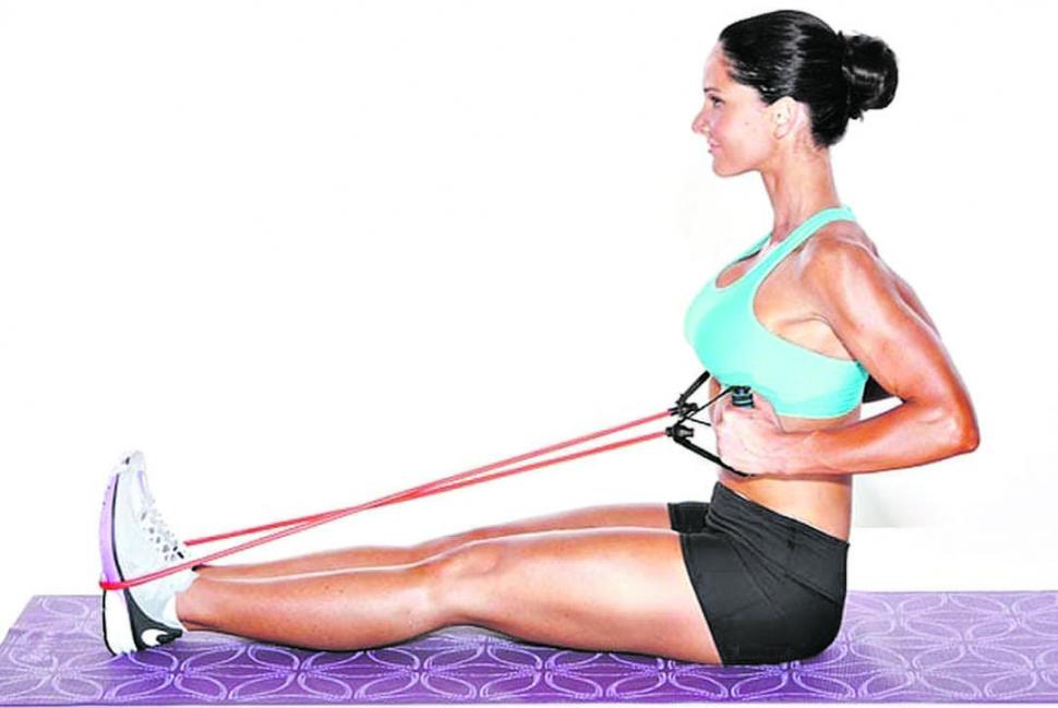 Pilates con banda elastica, por un fisioterapeuta 