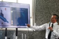 El casco del ARA San Juan está totalmente deformado