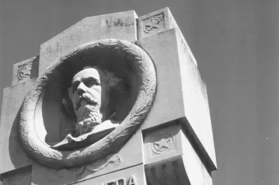 La muerte de Avellaneda en el mar