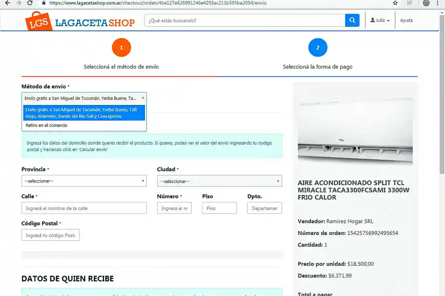 Paso a paso: cómo comprar y ahorrar en LA GACETA Shop