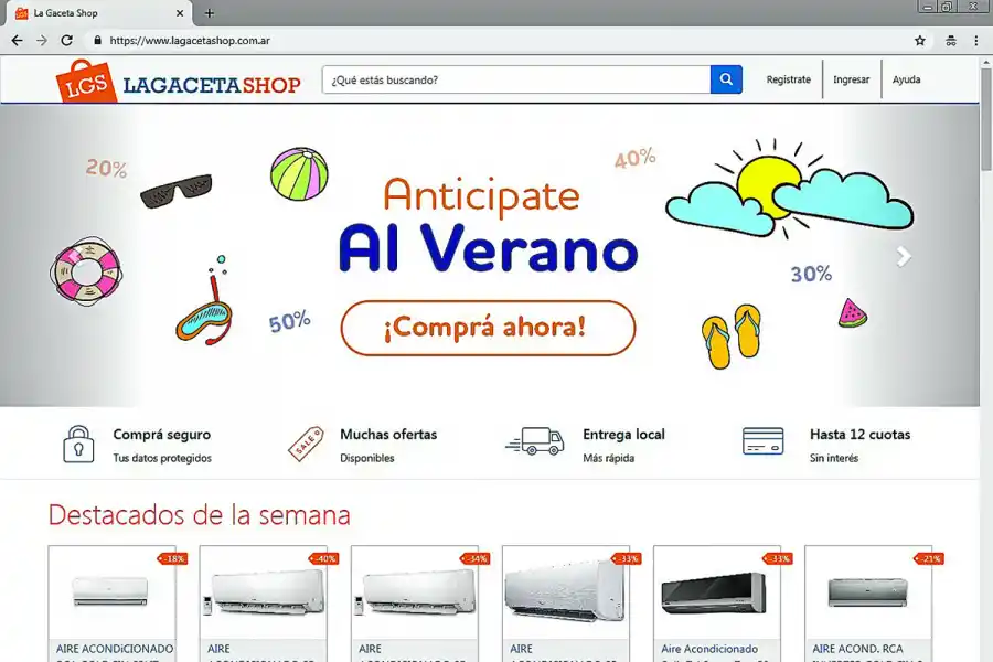 Paso a paso: cómo comprar y ahorrar en LA GACETA Shop