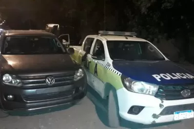 Interceptaron una camioneta robada