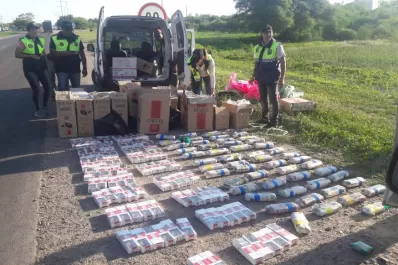 Burruyacu: secuestran más de 1.000 paquetes de cigarrillos y 30 kilos de coca