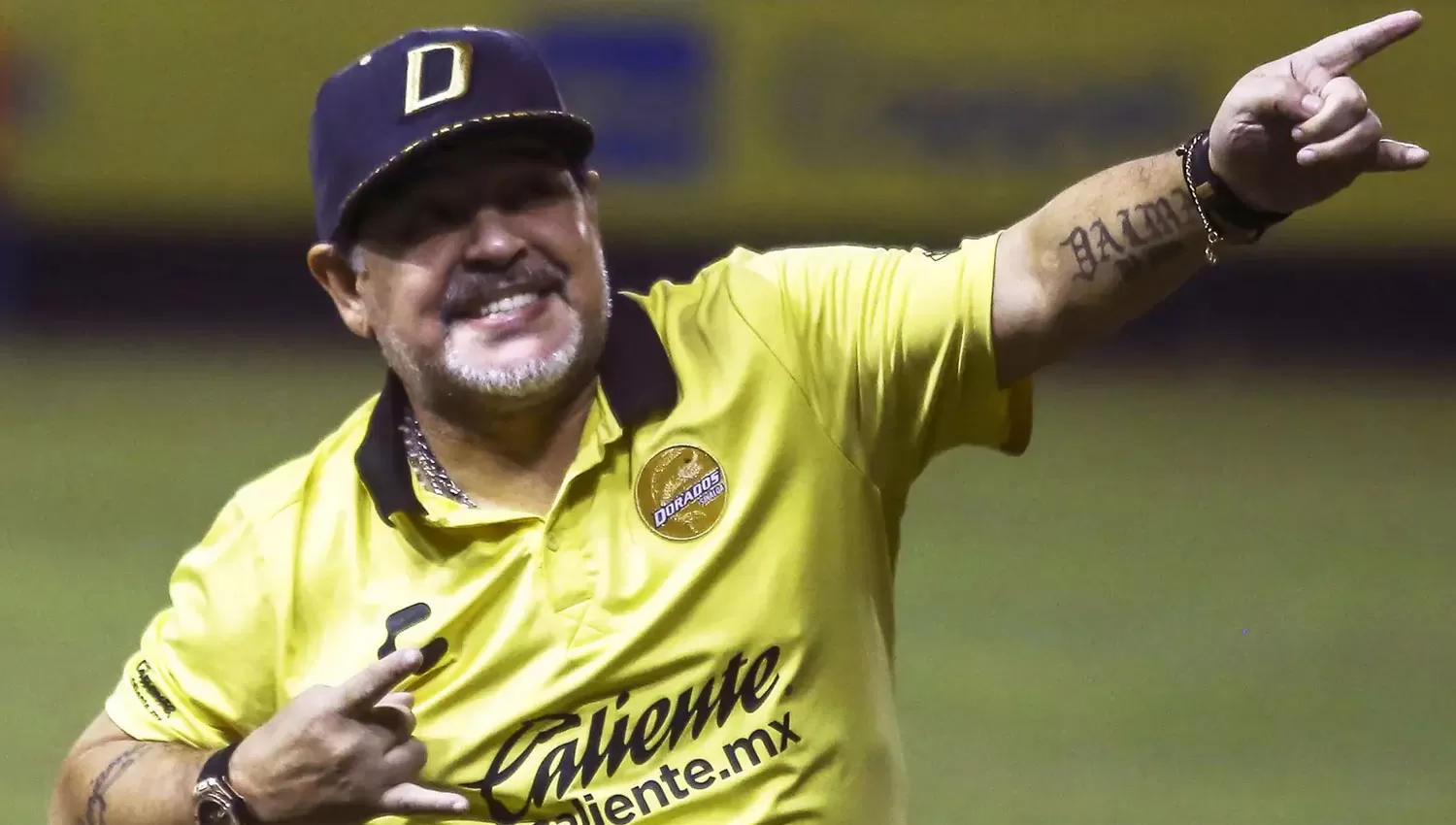 EN CARRERA. Maradona sacó al equipo de los puestos del descenso y sueña con llevarlo a Primera.