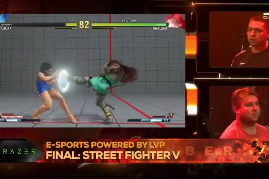 JUEGO. Cristian le ganó la final de la Copa Cyberyx a un luchador porteño.