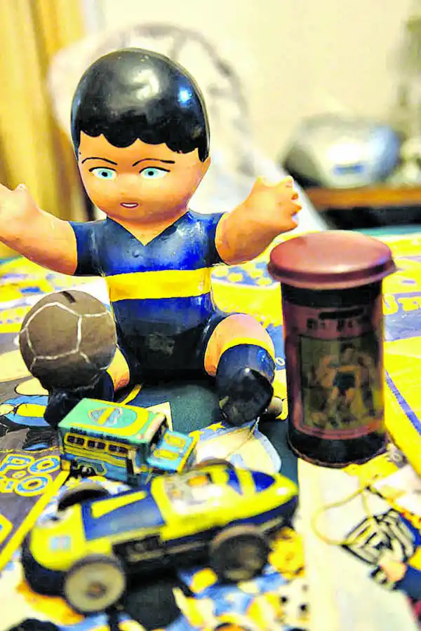 El coleccionismo y Boca, las dos grandes pasiones de Roberto