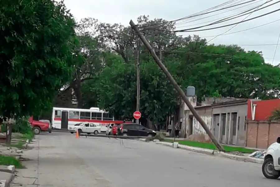 TEMPORAL. Calle Santiago, Alderetes.