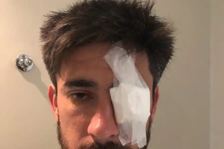 PABLO PÉREZ. Así terminó el capitán de Boca.