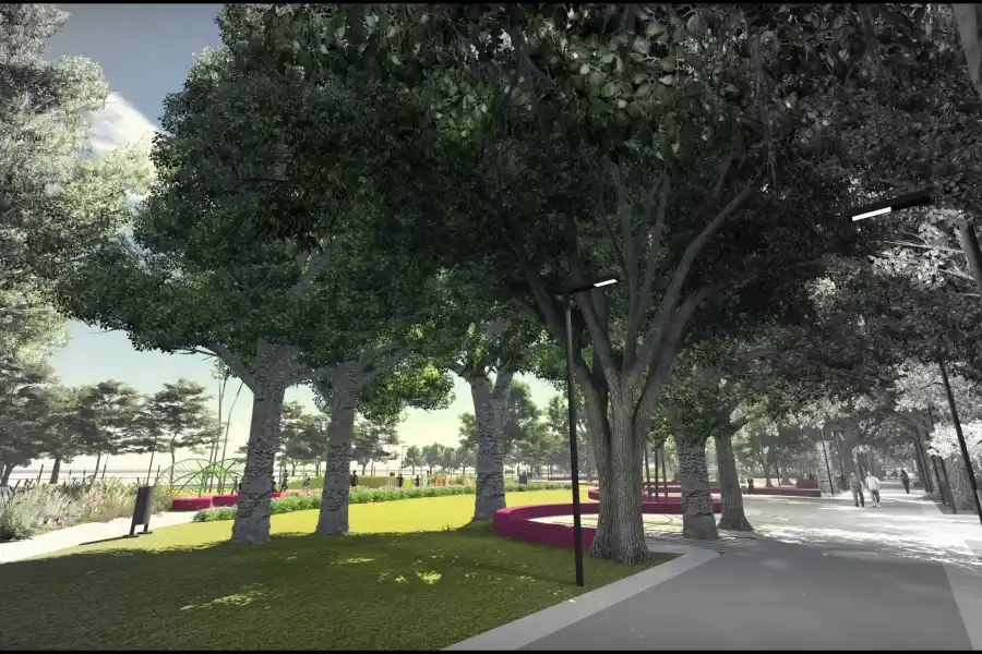 Así será el parque cerrado que se hará en la ex estación de El Provincial