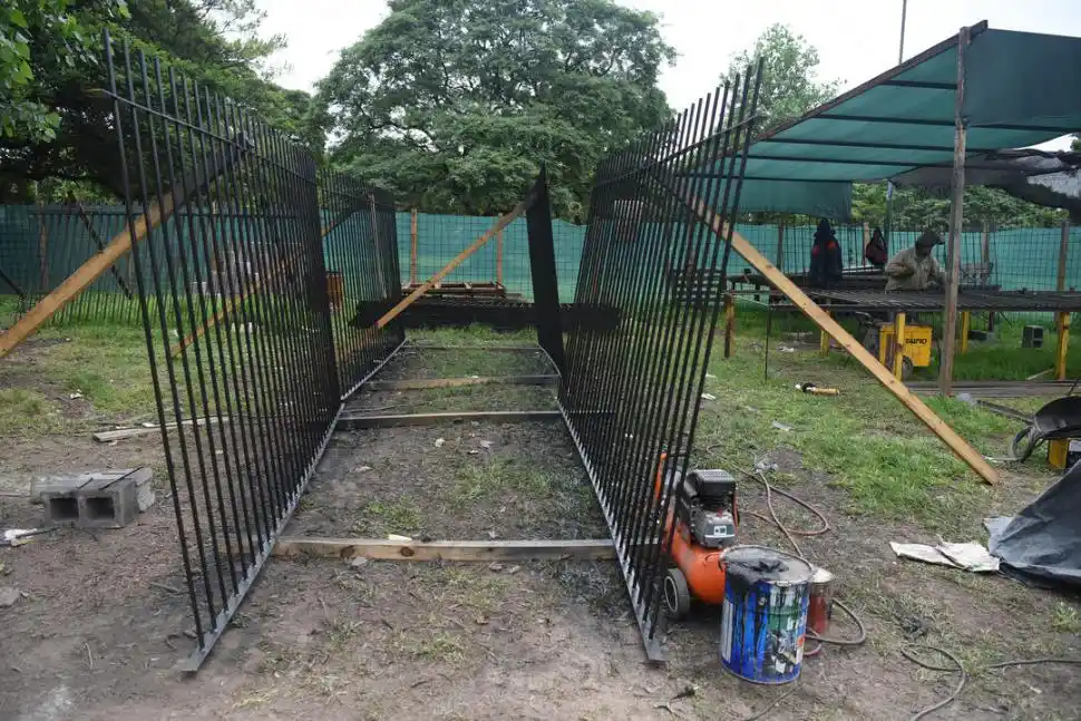 LA REJAS. El Provincial será el primer parque cerrado de la ciudad. 