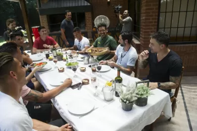 Video: jugadores “santos” y “decanos” compartieron un asado