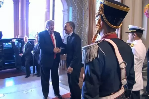 G20: Macri le agradeció a Trump el apoyo a la Argentina en tiempos difíciles
