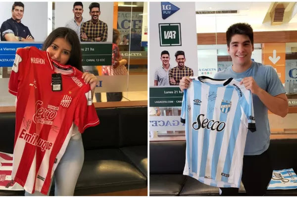 VAR: los ganadores de las camisetas de San Martín y Atlético retiraron sus premios