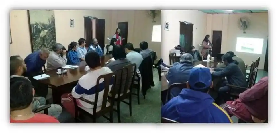 PÚBLICO INTERESADO. Las capacitaciones reunieron a técnicos y productores.  
