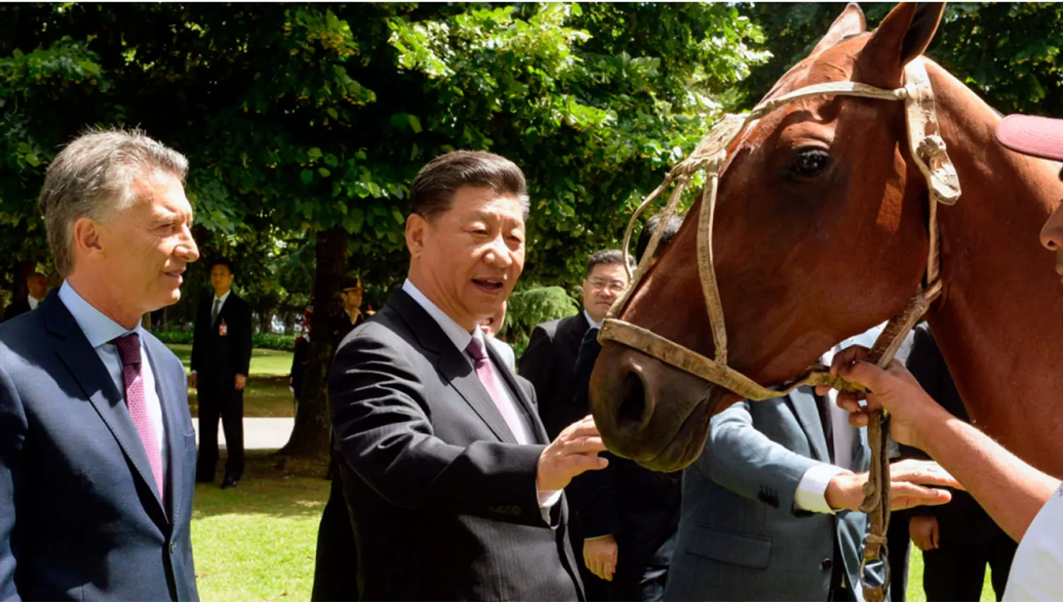 Un caballo de polo y la batuta de Barenboim, los regalos de Macri al presidente de China