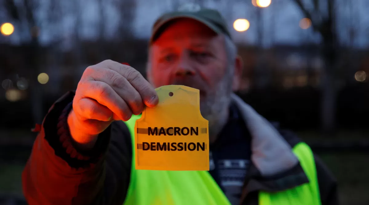 Las protestas en Francia continúan pese al anuncio de Macron. REUTERS 