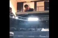 Pese a la sanción de la Conmebol, Gallardo observó el partido desde un palco