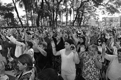 Los misachicos llenaron de música y fe la madrugada de Concepción