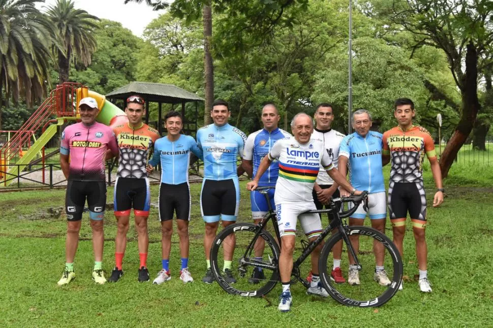 LOS TRIUNFADORES. Estos son los pedalistas que se destacaron durante la presente temporada en el ciclismo tucumano. la gaceta / foto de ines quinteros orio 