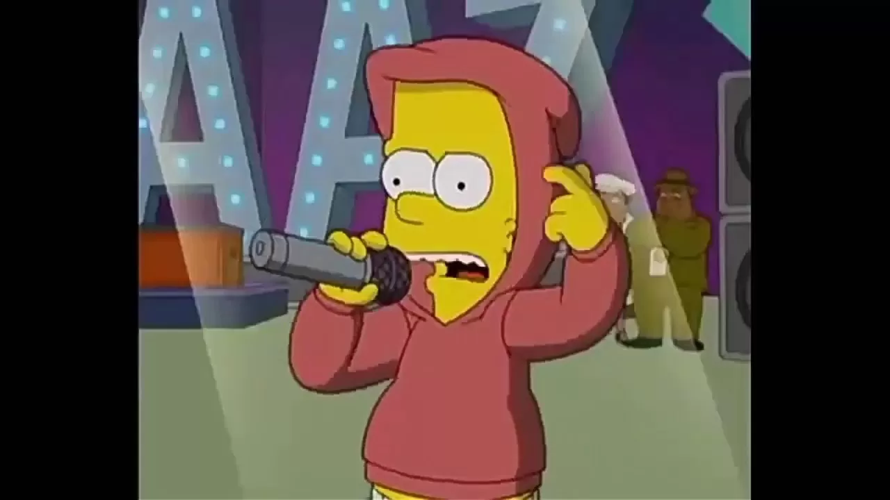 Una estudiante hizo un video de Los Simpsons cantando un hit de Rodrigo y estalló en las redes