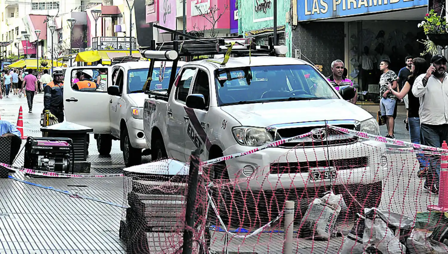 Calor y apagón: el corte de luz cambió el humor de los comerciantes