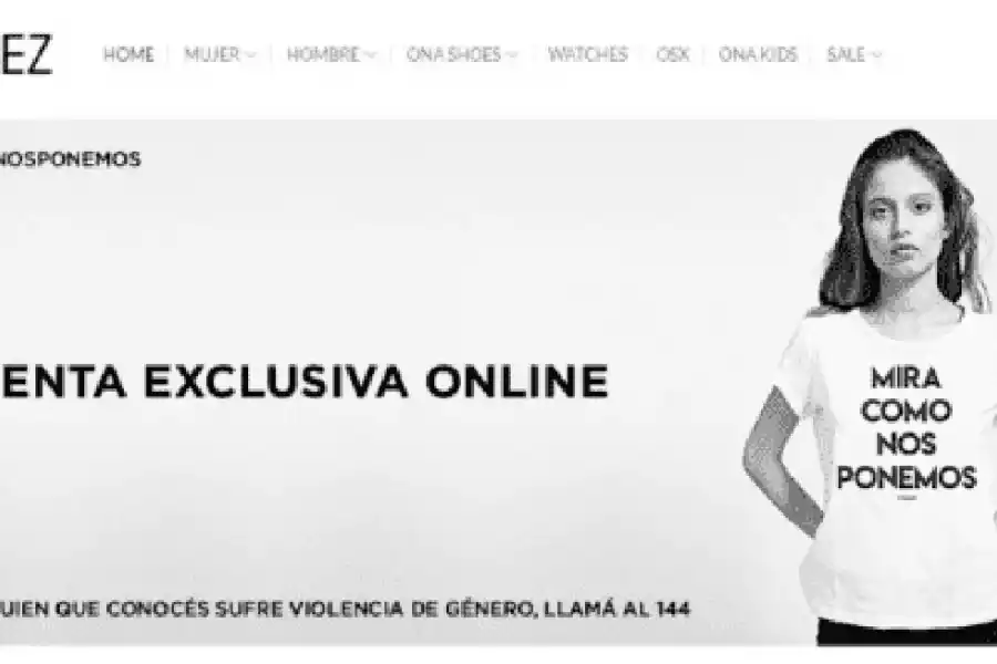 Una empresa lanzó una remera con la frase #Mirácómonosponemos y luego pidió disculpas