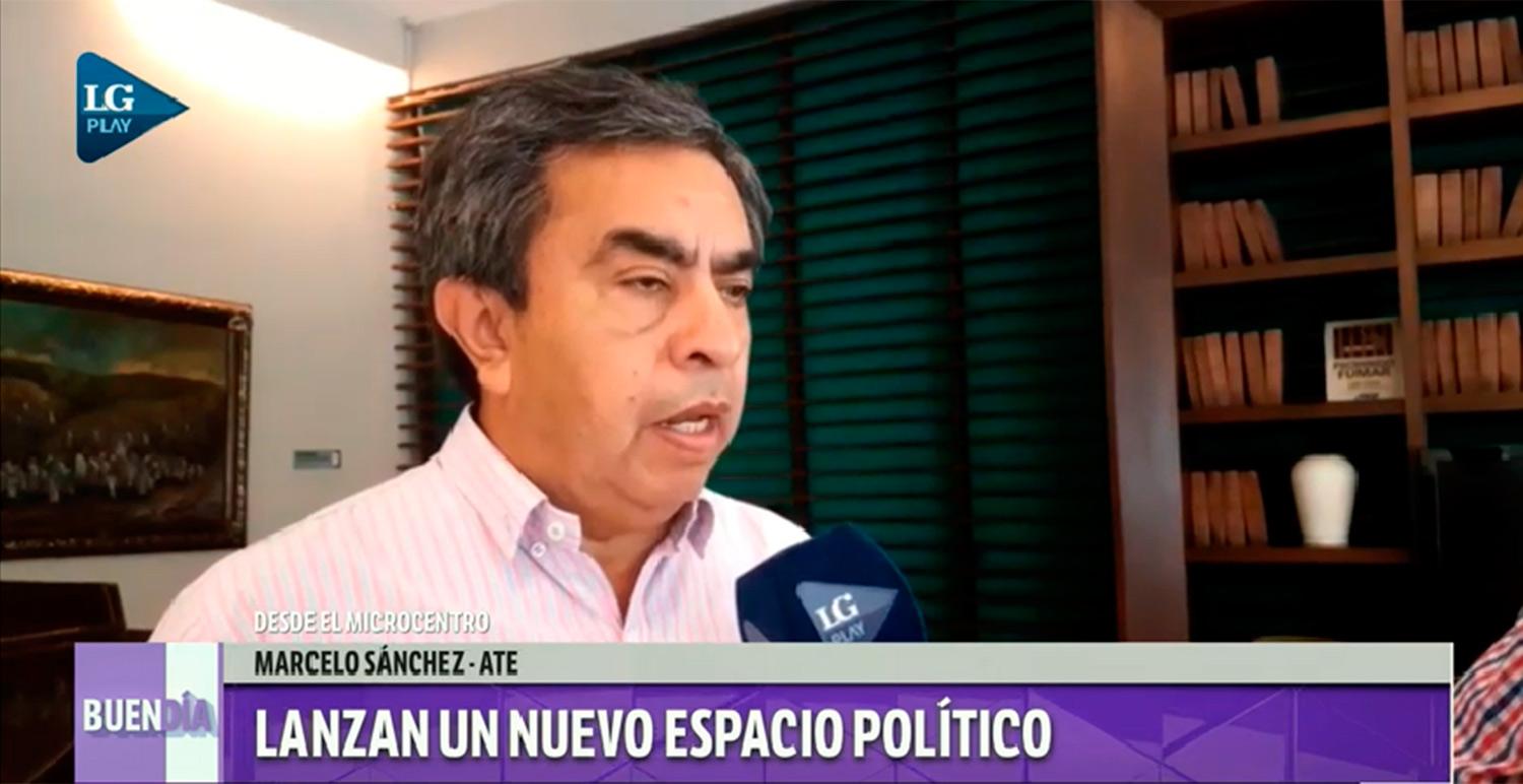SINDICALISMO. Marcelo Sánchez, referente de ATE, integra el espacio político.