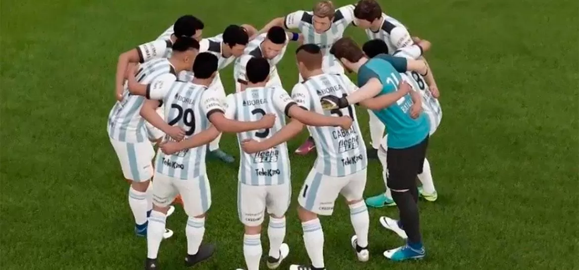 VIRTUAL. El plantel Decano en la e-Superliga, la primera liga de fútbol virtual en Latinoamérica. 