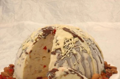 En la mesa de los postres