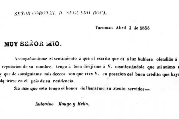 Volante de disculpa