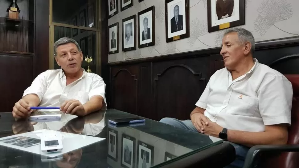 FÓRMULA. Santiago Taboada (izquierda) y Héctor Corbalán Costilla (derecha) asumirán la próxima semana como “vice” y como presidente de la URT.  